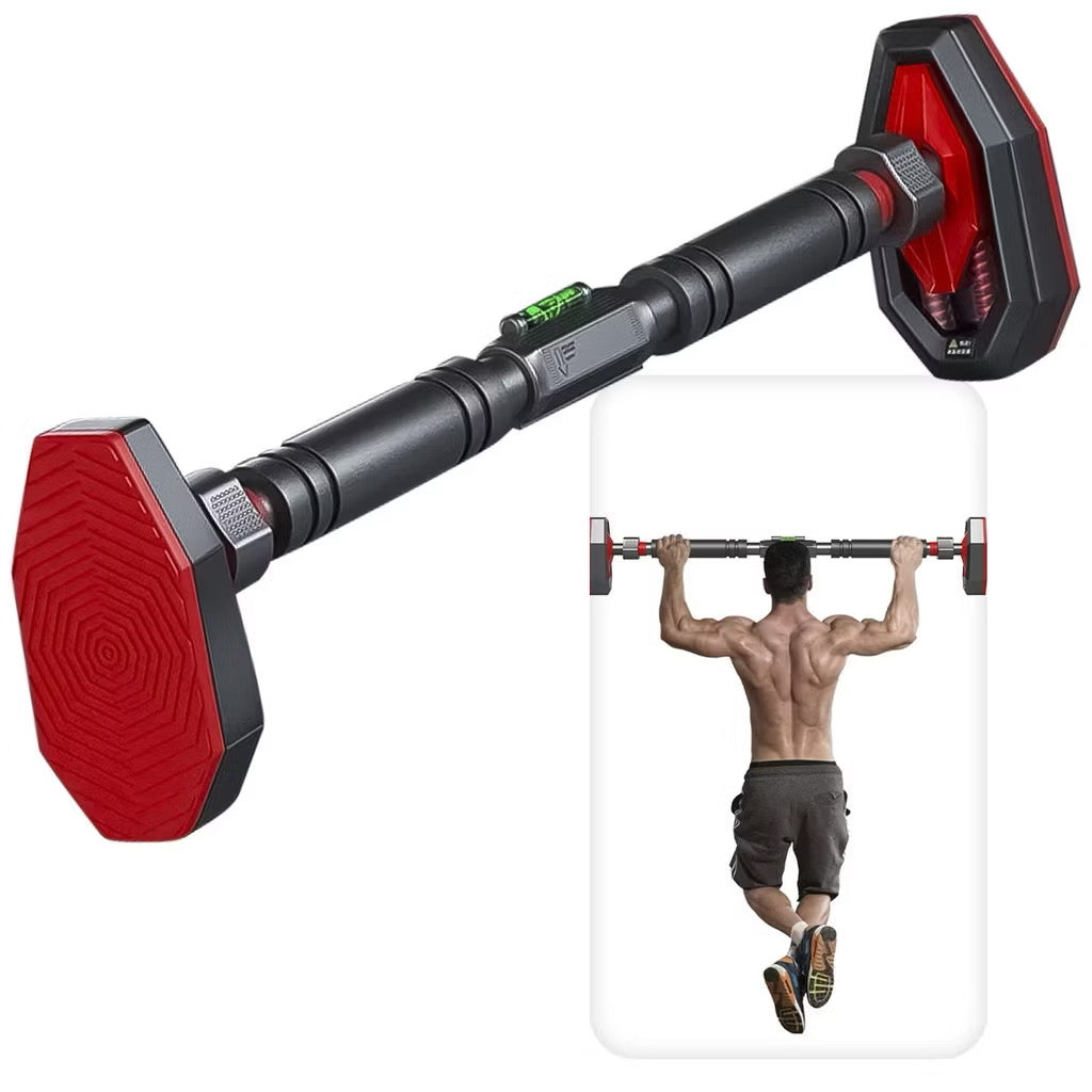 Barra Exercícios Porta Ajustável Com Nível Crossfit Calistenia Musculação Treino Profissional