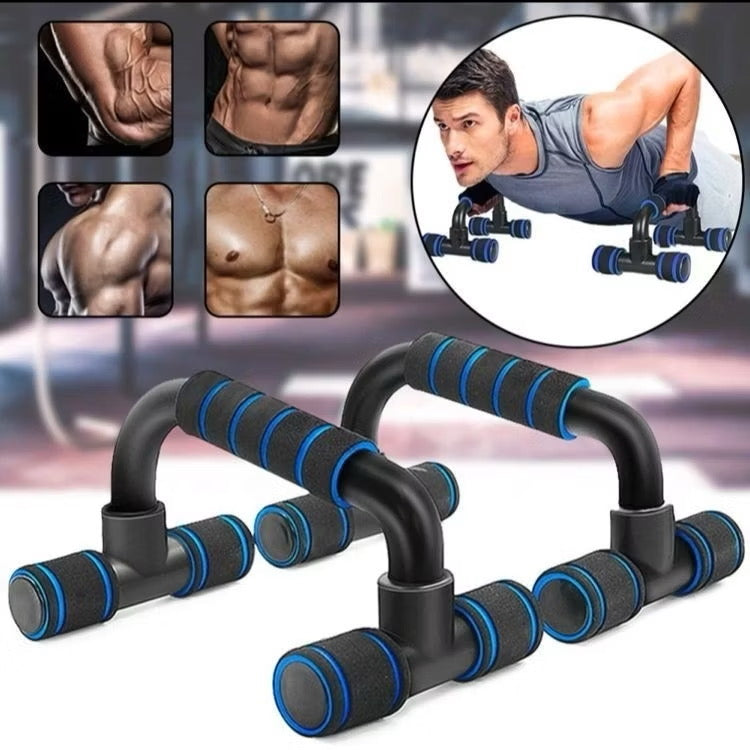 Kit Roda Abdominal Barra De Flexão Corda De Pular Exercício Treino