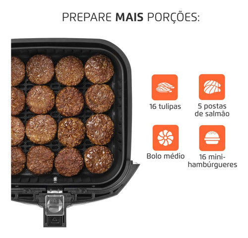 Fritadeira Sem Óleo Air Fryer 4l 1500W AFN-40-BFT