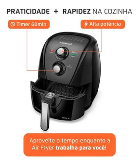 Fritadeira Sem Óleo Air Fryer 4l 1500W AFN-40-BFT