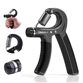 Kit Aderência de Mão Hand Grip Flexor +Corda de Pular Crossfit Profissional Ajustavel