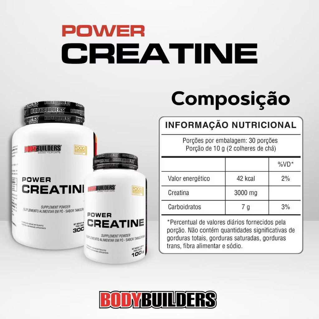 Kit 2x Waxy Whey 900g + Maize 800g + Power Creatina 100g + BCAA 100g + Coqueteleira - Bodybuilders