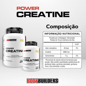 Kit 2x Waxy Whey 900g + Maize 800g + Power Creatina 100g + BCAA 100g + Coqueteleira - Bodybuilders