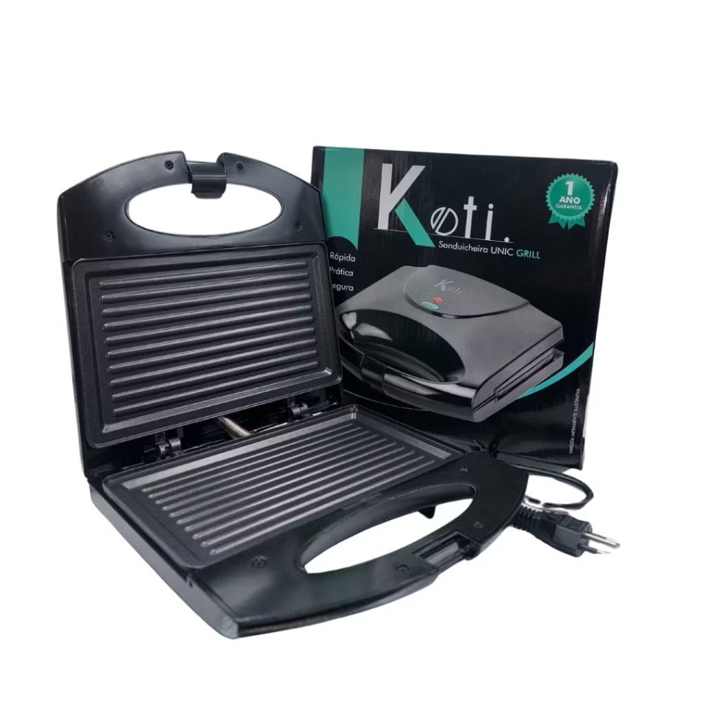 Sanduicheira Gril Preta 750w 110v 220v