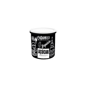 Kit 7 Potes de Mantimentos Herméticos para Cozinha - Linha Frases