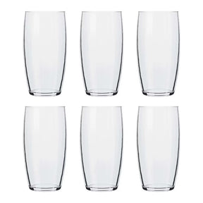 Jogo de Copos  Long Drink de Vidro Liso com 6 Peças 300ml