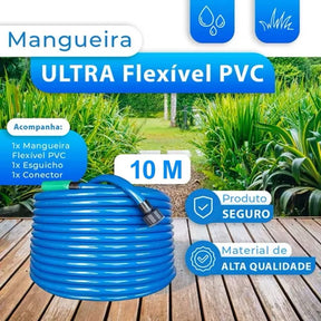 Mangueira De Jardim Reforçada Trançada Completa 10/15/20/25/30/35/50 Metros