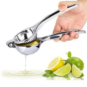 Kit 2 Espremedor de Limão Inox Manual Maciço Super Forte Utensilio para Cozinha Multiuso