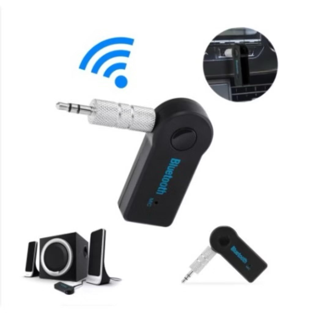 Adaptador Bluetooth P2 Música Chamada Som Carro 3.5mm Sem Fio