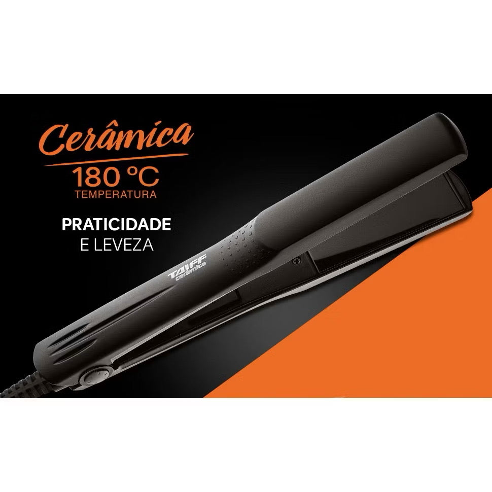 Prancha Chapinha Profissional Clássica Cerâmica 180°c Bivolt