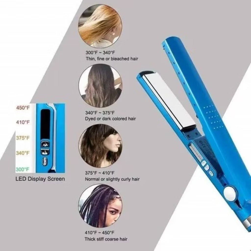 kit Chapinha Profissional Prancha Titânio 110V/220V OFERTA