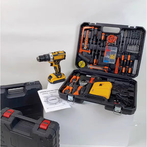 Parafusadeira e Furadeira Recarregável 48V com kit completo e 2 Baterias 1200mAh – Bivolt 110V/220V