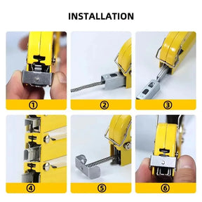 Grampeador Tapeceiro + 600 Grampos Ferramentas Profissional